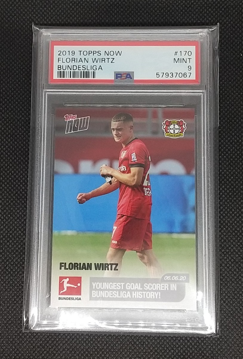 【PSA9】フロリアン・ヴィルツ topps now #170 FLORIAN WIRTZ RC ルーキー レヴァークーゼン ドイツ_画像1