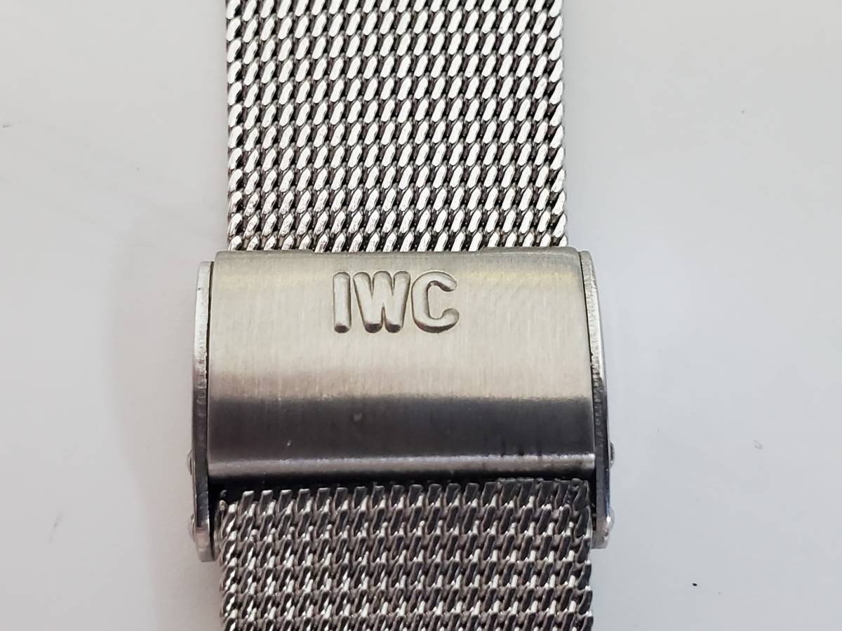 ☆1円～ 未使用 IWC 純正ベルト ブレス 18MM用 シルバーカラー メンズ/レディース腕時計用 現状品☆_画像3