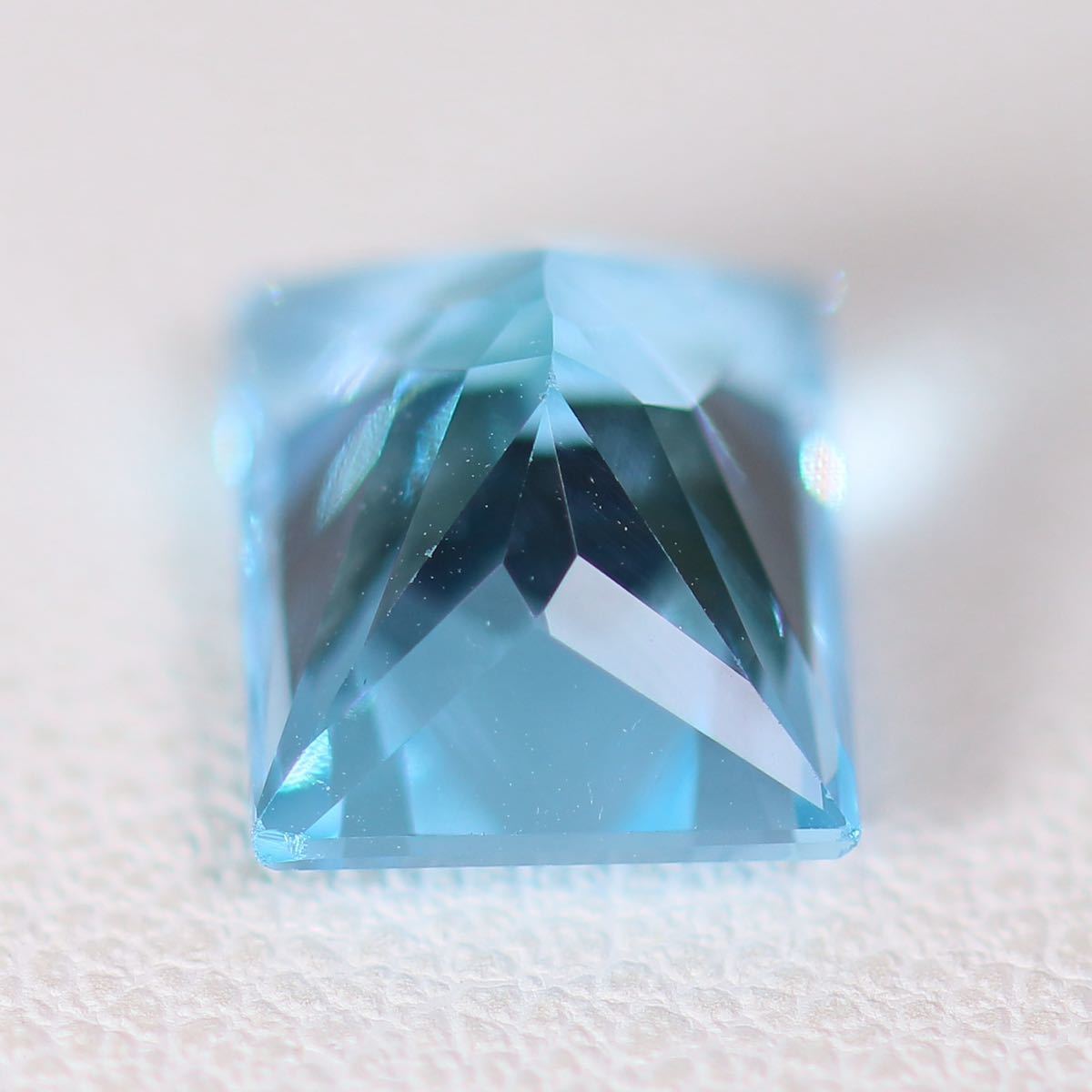 * super-discount start * [ natural blue topaz ]4.27ct Brazil production loose color stone unset jewel gem [4053S]
