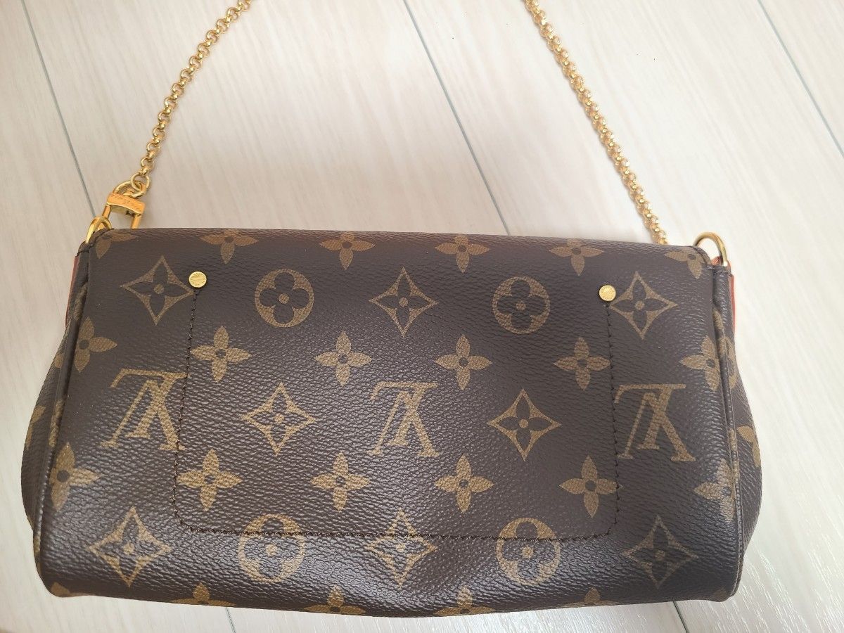 超美品　LOUIS VUITTON M40717 PM フェイボリットルイヴィトン モノグラム ショルダーバッグ チェーン　本物