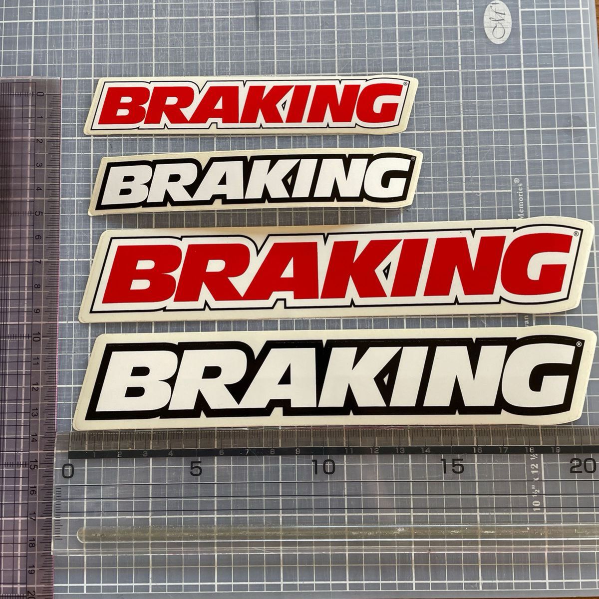 BRAKING ステッカー　4枚セット 