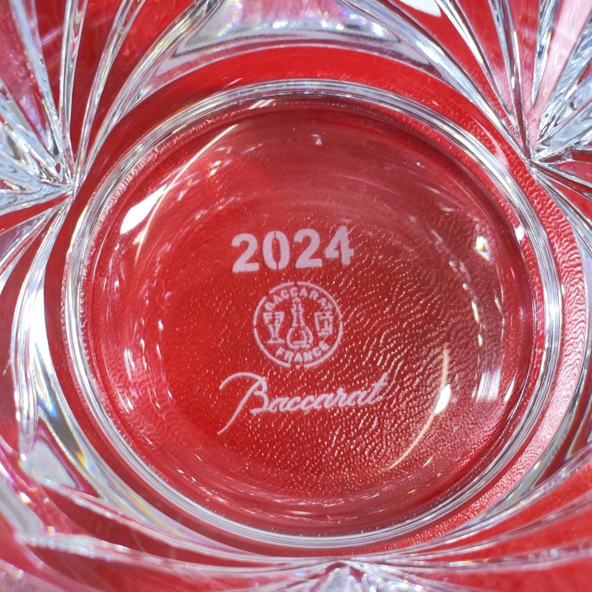 ■未使用■2客セット■ Baccarat バカラ 2024 LUTETIA ルテシア イヤータンブラー ロックグラス　クリスタルガラス 2024年 限定_画像2