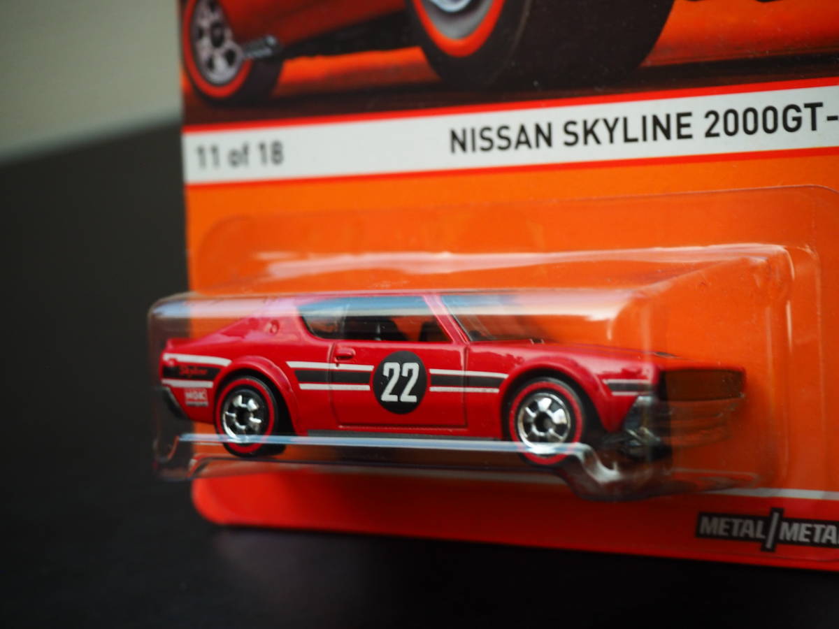 ホットウィール NISSAN SKYLINE 2000 GT-R スカイライン ミニカー ケンメリ レッドライン LIMITED EDITION 限定 RED LINE × HOT WHeeLs_画像3