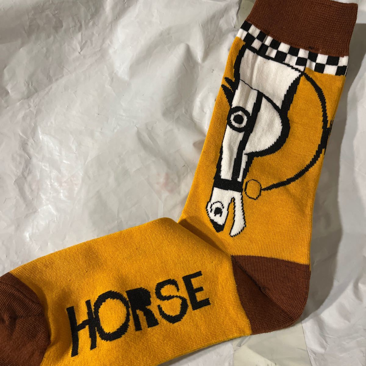 【新品未使用】馬柄ソックス 5足セット 靴下 horse print socks_画像10