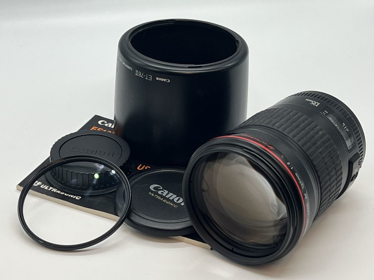 ☆極上品☆ キャノン Canon EF 135mm F2L USM☆前後キャップ ☆極上品☆ キャノン Canon EF 135mm F2L USM☆前後キャップ