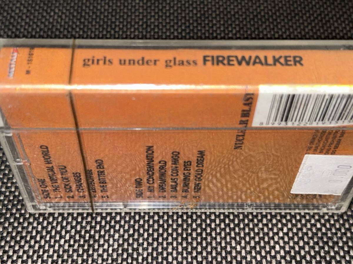 Girls Under Glass / Firewalker 輸入カセットテープ未開封_画像3