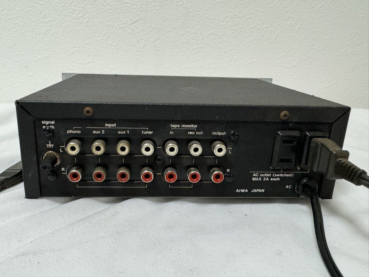 AIWA Stereo Pre Amplifier S-C22プリメインアンプ _画像6