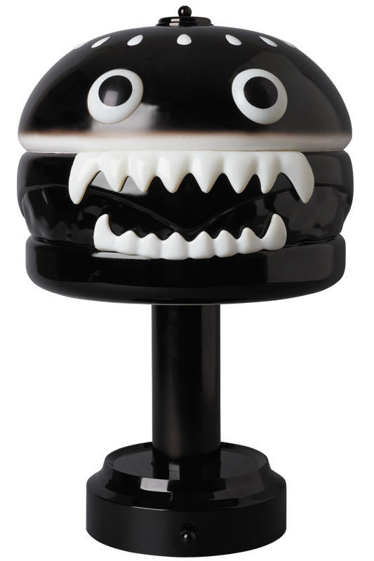 【新品/即日発送】　UNDERCOVER HAMBURGER LAMP BLACK ブラック ハンバーガーランプ ベアブリック メディコム