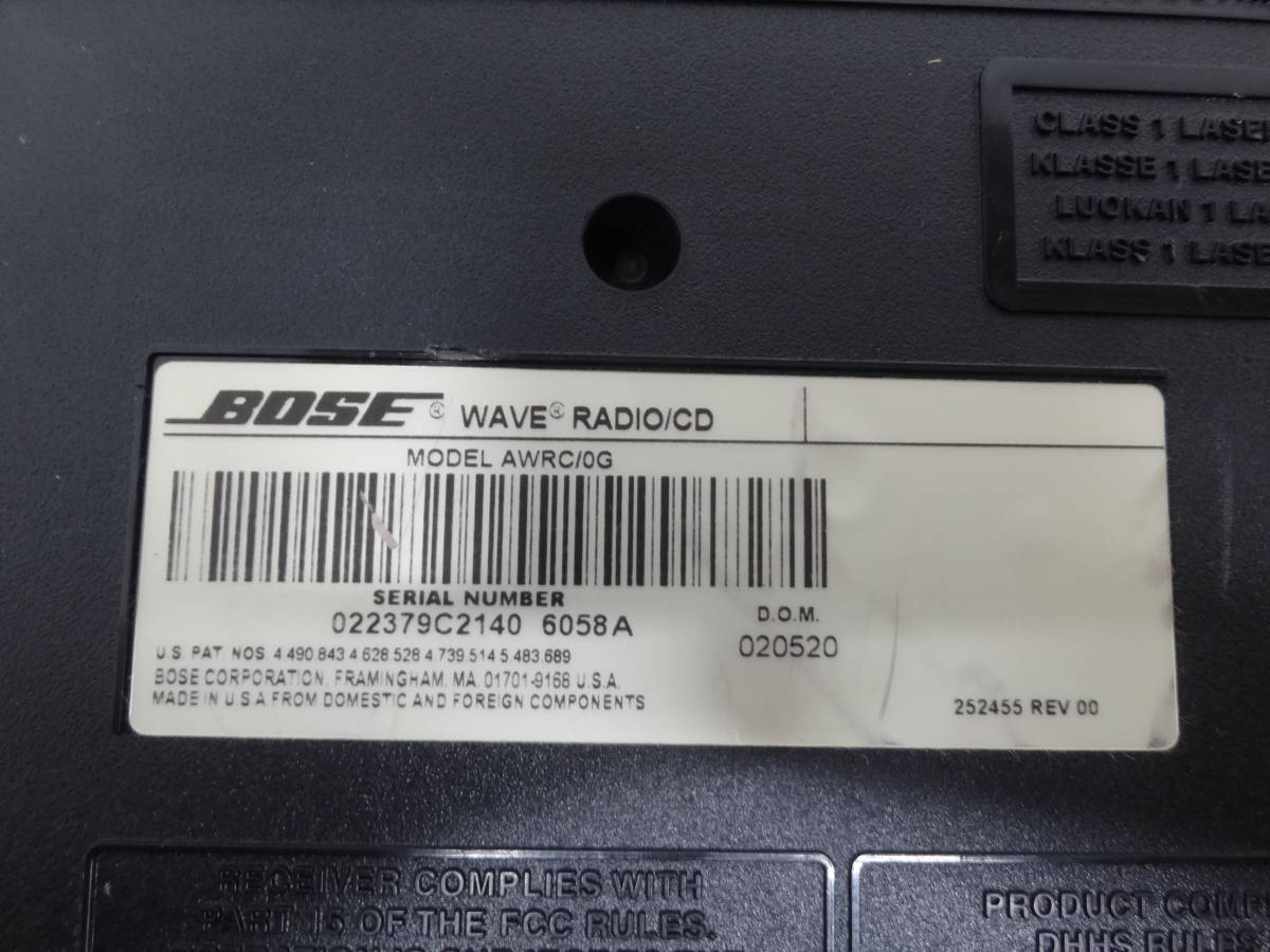 (BOSE) Bose WAVE RADIO/CD AWRC/0G