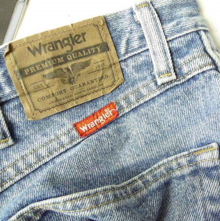 ◆wrangler ラングラー デニム レギュラーフィット ヴィンテージ デニム　パンツ メキシコ製 サイズ36×30_画像3