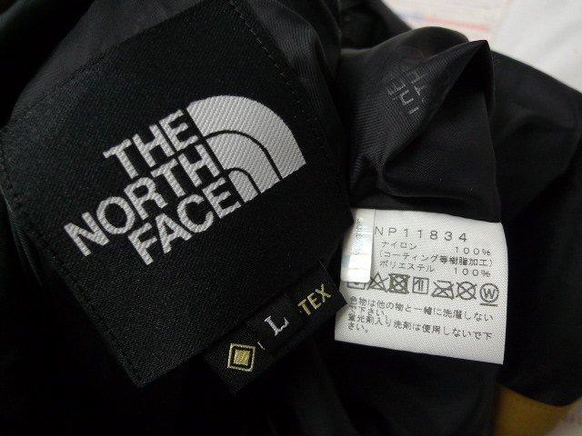 ◆国内正規 THE NORTH FACE ノースフェイス Mountain Light Jacket マウンテン ライト ジャケット ブリティッシュカーキ サイズL NP11834_画像5