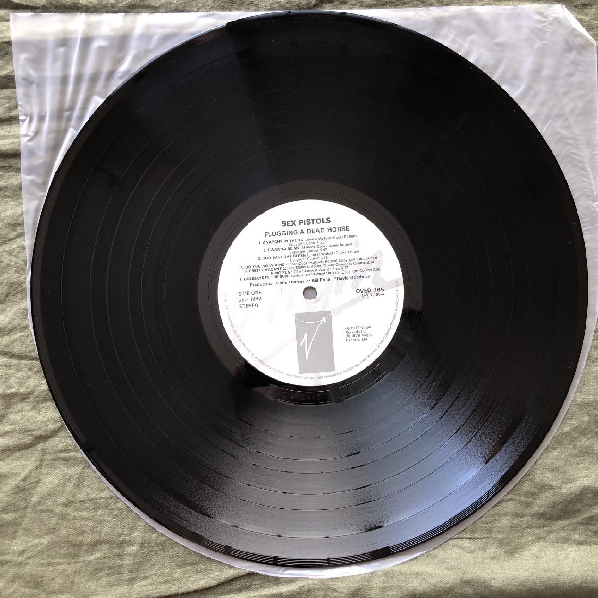 1986年 英国 本国オリジナル盤 セックス・ピストルズ Sex Pistols LPレコード Flogging A Dead Horse パンク Compilation Jonny Rotten_画像8