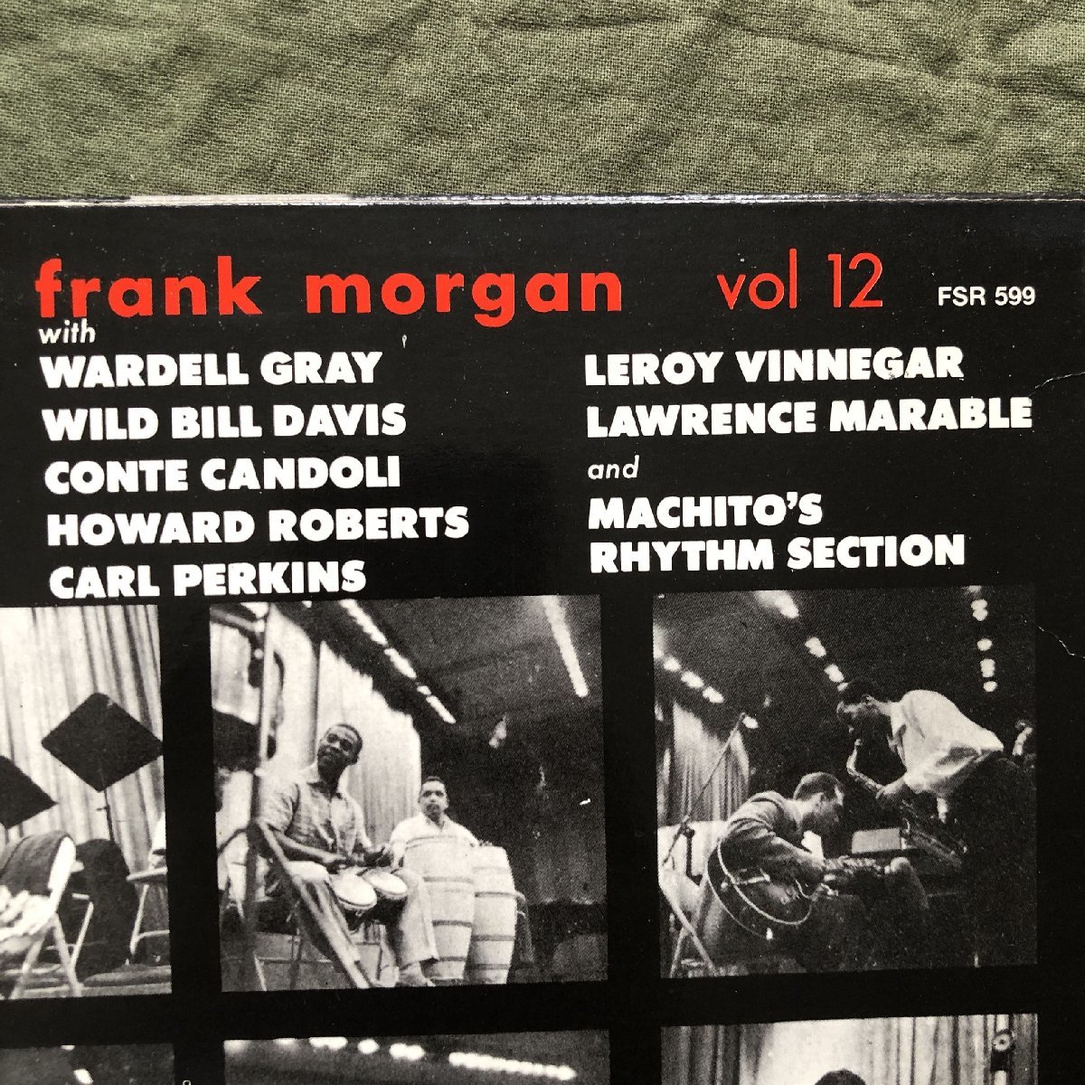 美盤 レア スペイン盤 1987年 フランク・モーガン Frank Morgan LPレコード With Conte Candoli And Machito's Rhythm 1955年録音_画像6