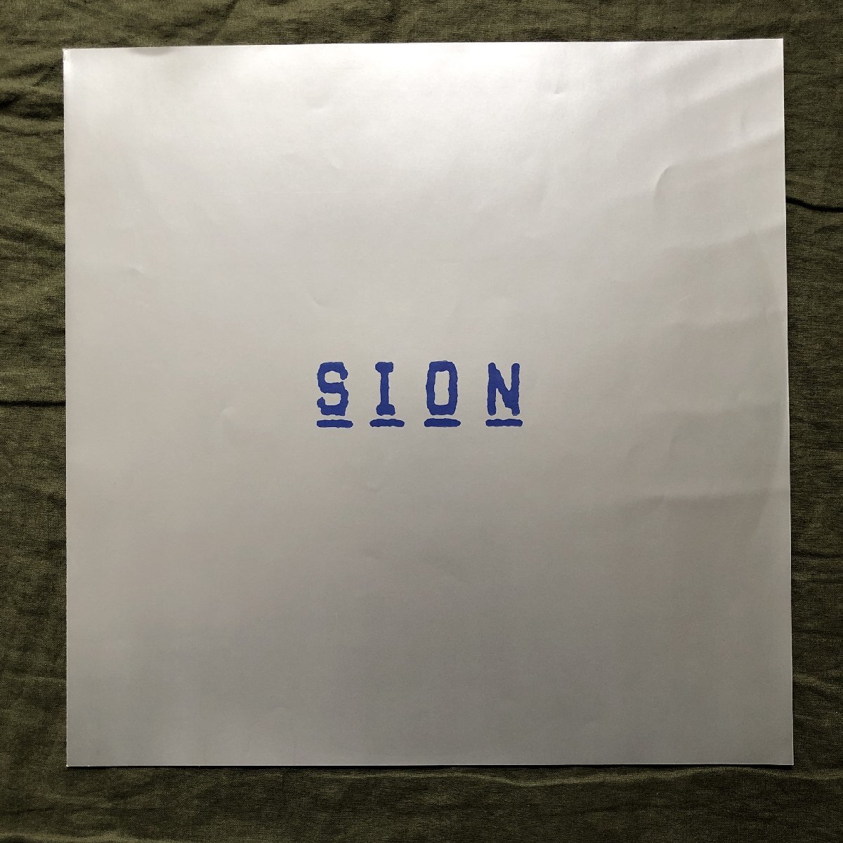 美ジャケ 1987年 オリジナルリリース盤 シオン SION LPレコード 春夏秋冬 帯付 J-Rock NY録音_画像6