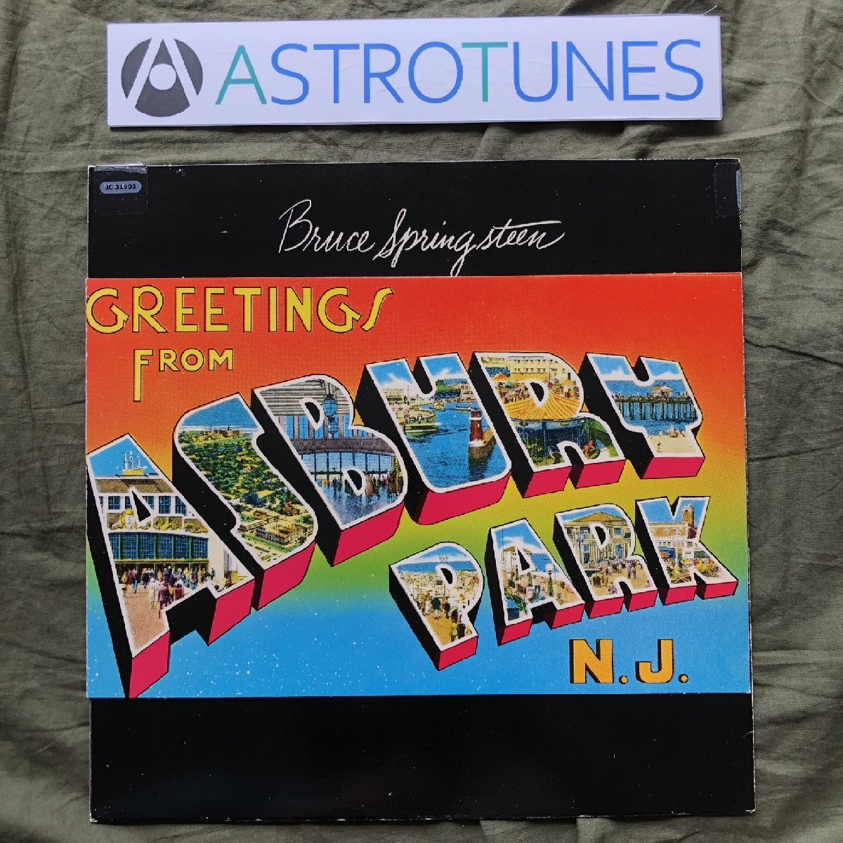 良盤 1979年 米国 本国盤 Bruce Springsteen LPレコード アズベリー・パークからの挨拶 Greetings From Asbury Park_画像1