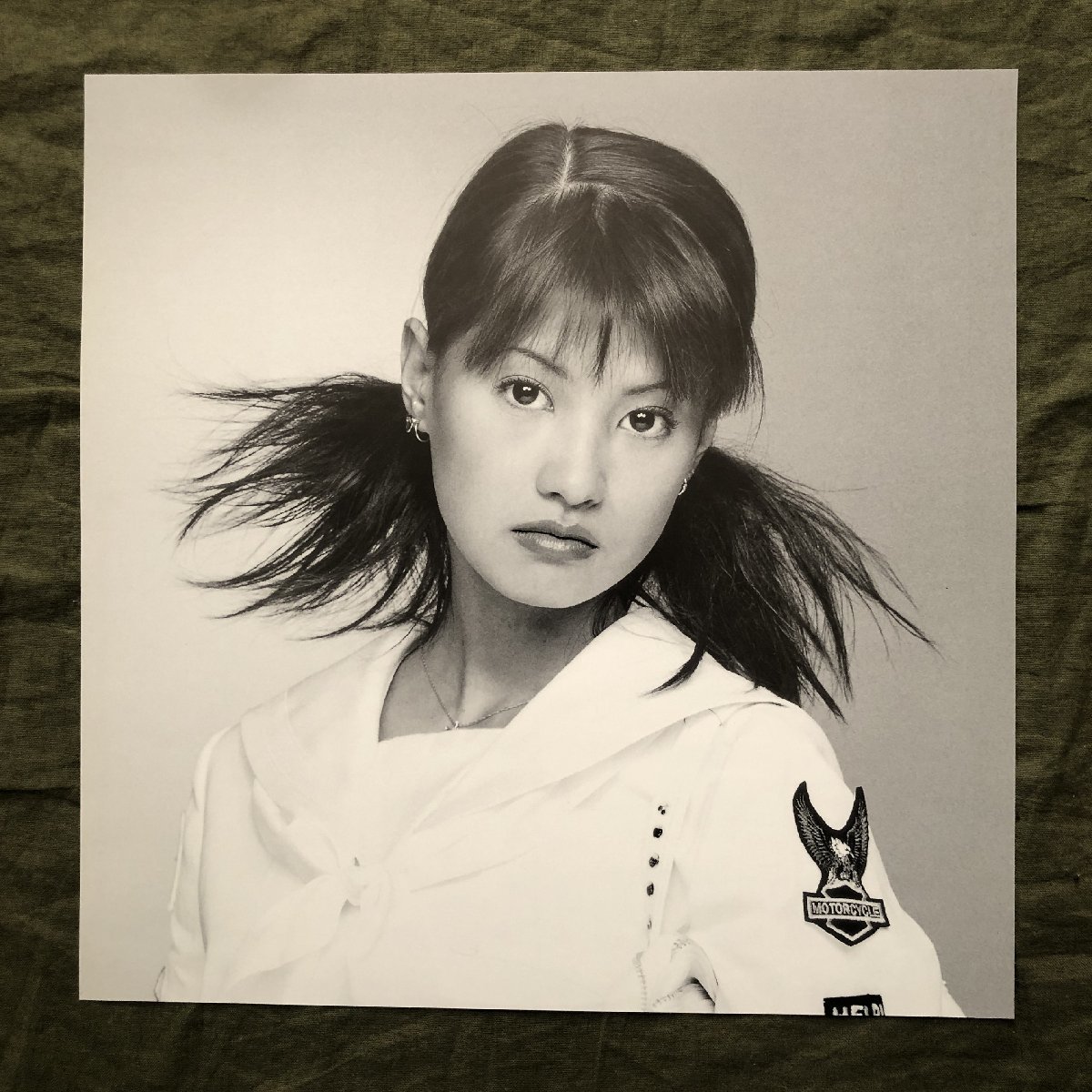 美盤 良ジャケ 1997年 吉川ひなの Hinano Yoshikawa 12''EPレコード ハート型の涙 Heart Gatano Namida アイドル_画像6