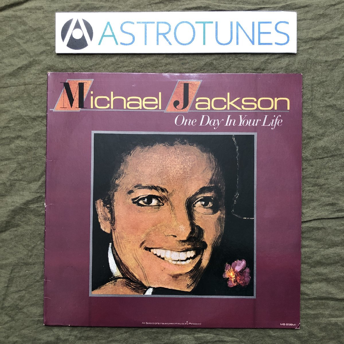 美盤 良ジャケ 1981年 米国 本国オリジナルリリース盤 イケル・ジャクソン Michael Jackson LPレコード One Day In Your Life ポップス_画像1