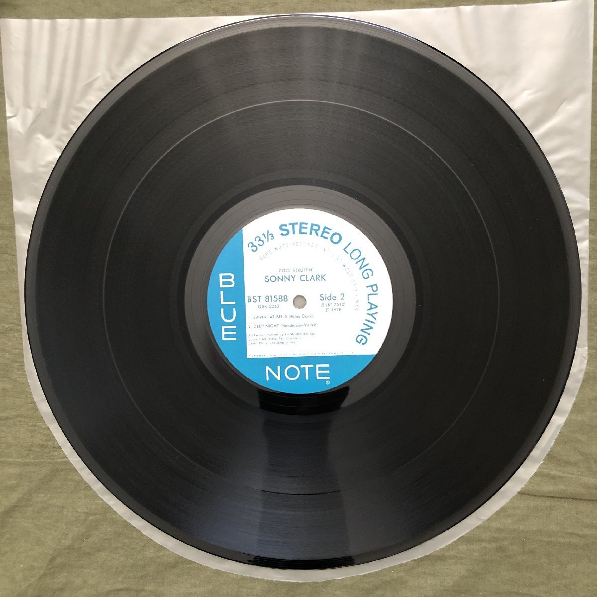 傷なし美盤 1978年 国内盤 ソニー・クラーク Sonny Clark LPレコード Cool Struttin' 名盤 Jackie McLean, Paul Chambers, Art Farmer_画像9