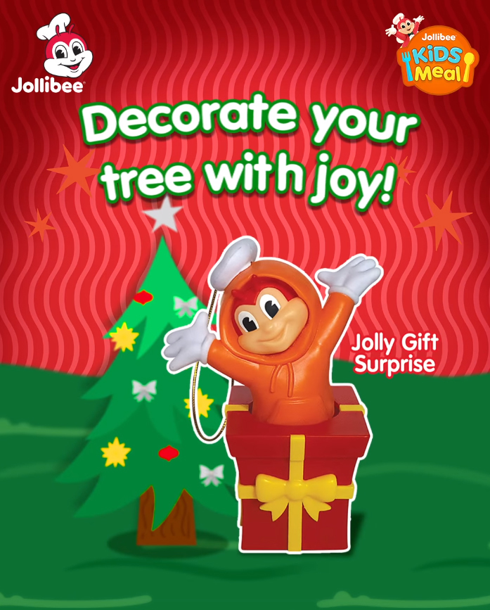  not for sale * Philippines *joli Be Jollibee Christmas ornament 2023< gift *sa prize >* Kids mi-ru extra 