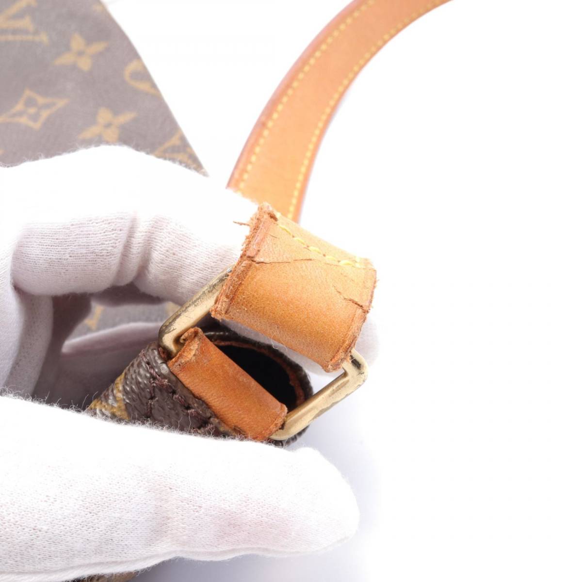 LOUIS VUITTON／ルイヴィトン ミュゼット モノグラム ショルダーバッグ PVC レザーM51256_画像9