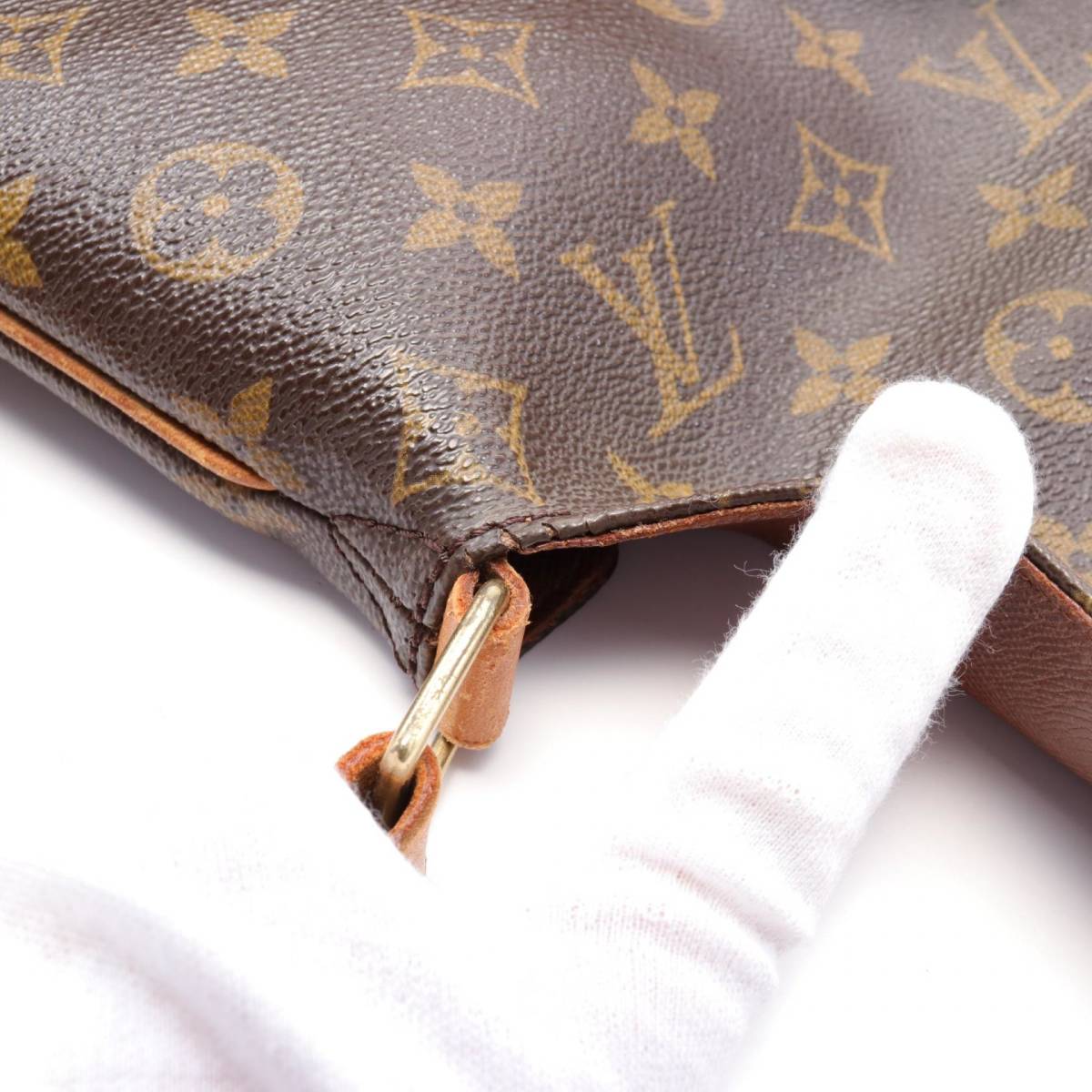 LOUIS VUITTON／ルイヴィトン ミュゼット モノグラム ショルダーバッグ PVC レザーM51256_画像6