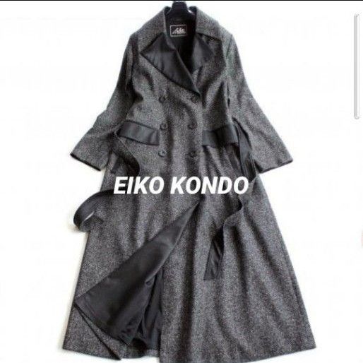 EIKO KONDO エターナリーブ レイズ ウール シルク ロングコート EIKO KONDO エターナリーブ レイズ ウール シルク ロングコート