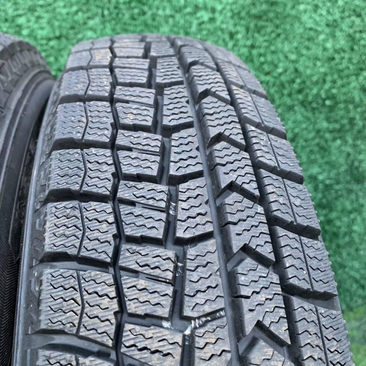 MC31-312 超バリ溝 ダンロップ WINTER MAXX WM02 145/80R13 75Q 【4本】スチール 4.00B 4穴マルチ 100/110/114.3 +40 67mm ミラ ムーヴ _画像6