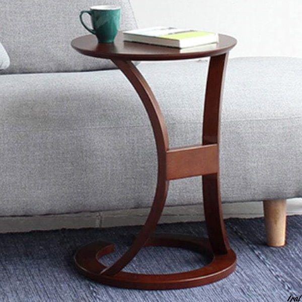 テーブル　インテリア　サイドテーブル　コーヒーテーブル　デスク　模様替え　机　ブラウン　シンプル　家具　ホーム　茶色