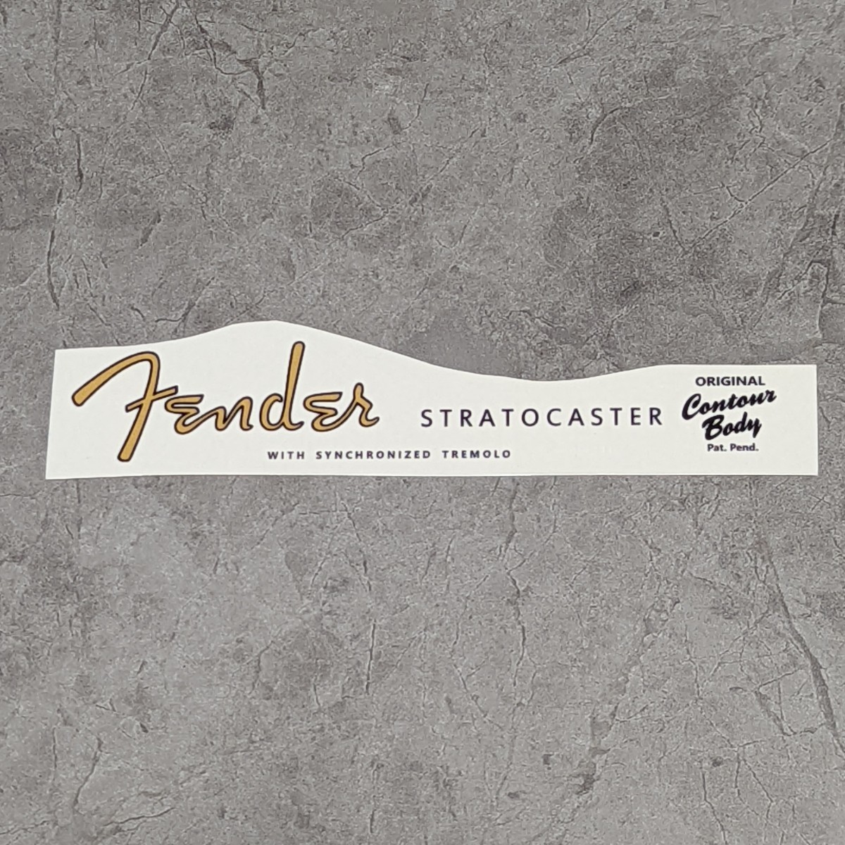 Fender STRATOCASTER 1954-63 水転写デカール スパロゴ_画像1