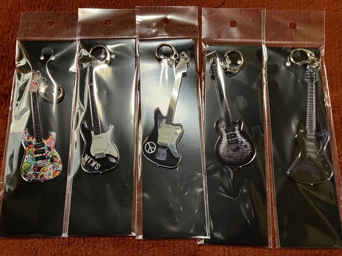 ESP Acrylic Keyholder Guitar Collection -SUGIZO Vol.1- キーホルダー5セット