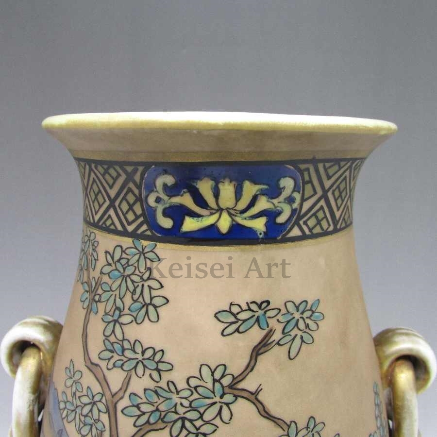 オールドノリタケ オリエンタル風景文花瓶 1911年頃-1921年頃 U2610_画像5