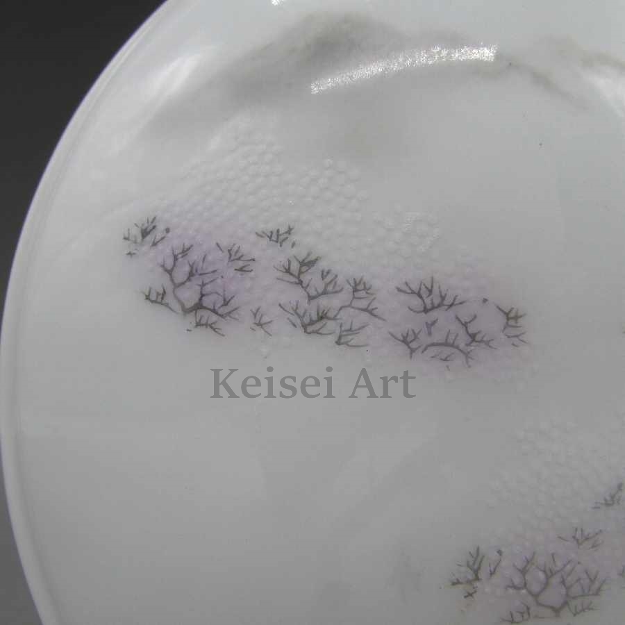 有田焼 Fukagawa ARITA HANDPAINTED MADE IN JAPAN銘 風景文デキャンタ U5620_画像8