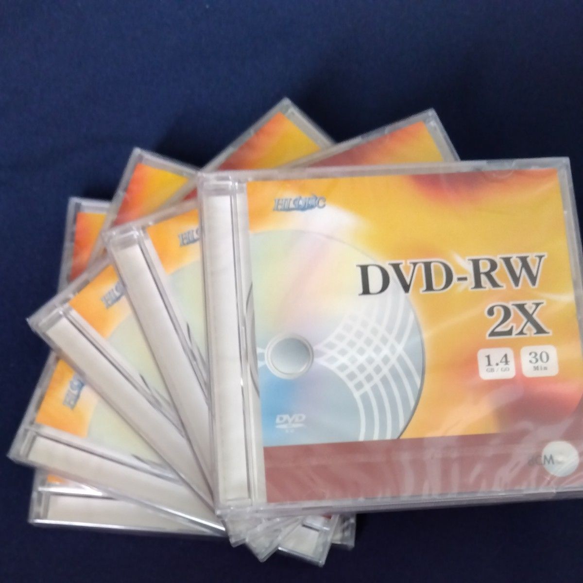 DVD-RW 5枚　8cm(1.4GB)