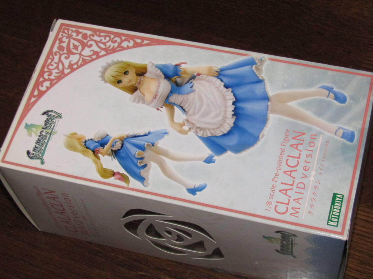 《開封品 フィギュア》シャイニング・ウィンド クララクラン メイド version 1/8 scale Pre-painted Figure CLALACLAN MAID コトブキヤ_画像9