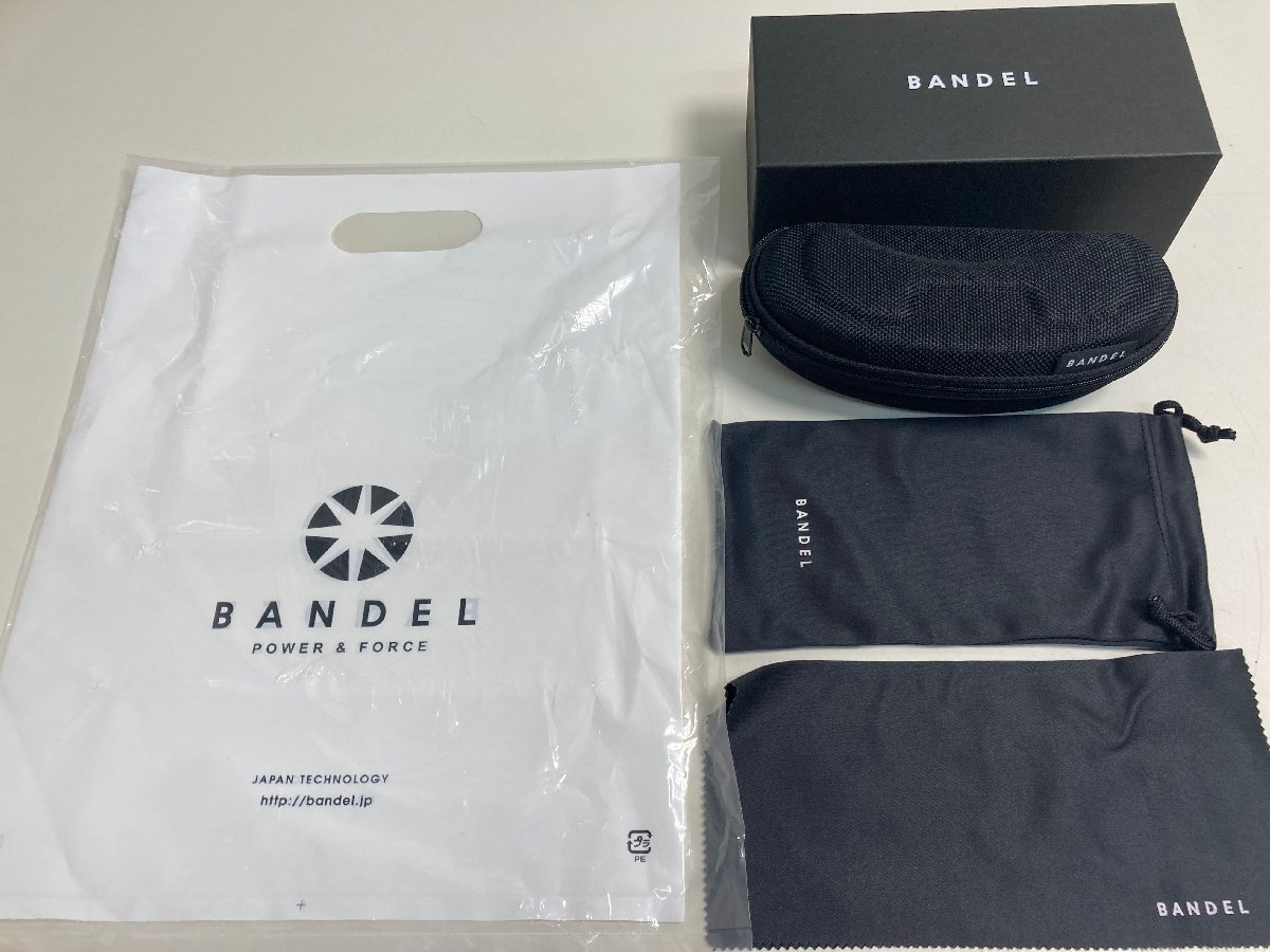 【★10-4164】■未使用■新品 BANDEL バンデル BAN-SSG001 sports sunglasses ブラックシルバー スポーツサングラス ゴルフ 野球（2916）