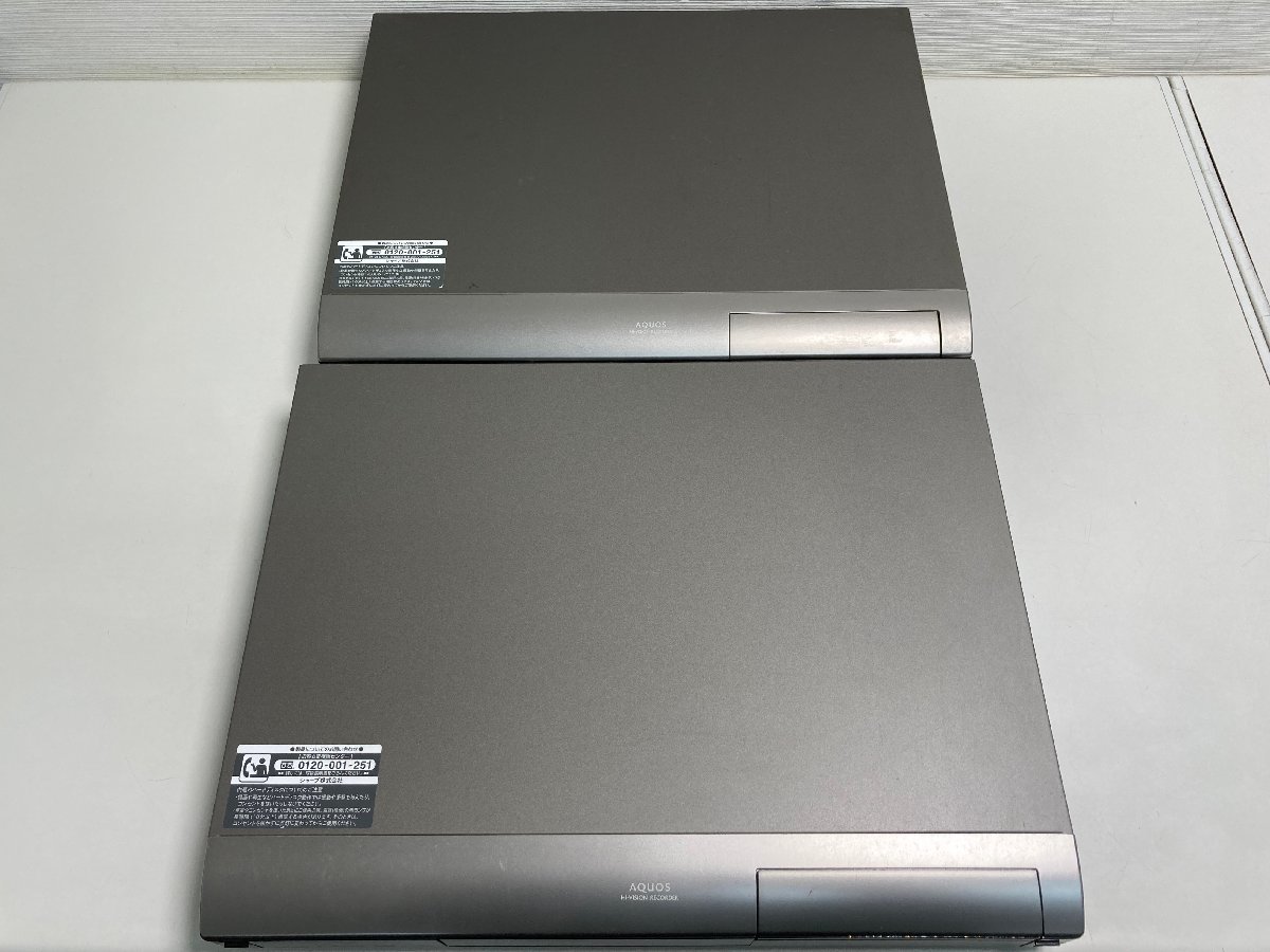 【★99-12-1361】■ジャンク■SHARP シャープ DV-AC82 2009年製 2台セット デジタルハイビジョンレコーダー DVD HDD リモコン_画像5