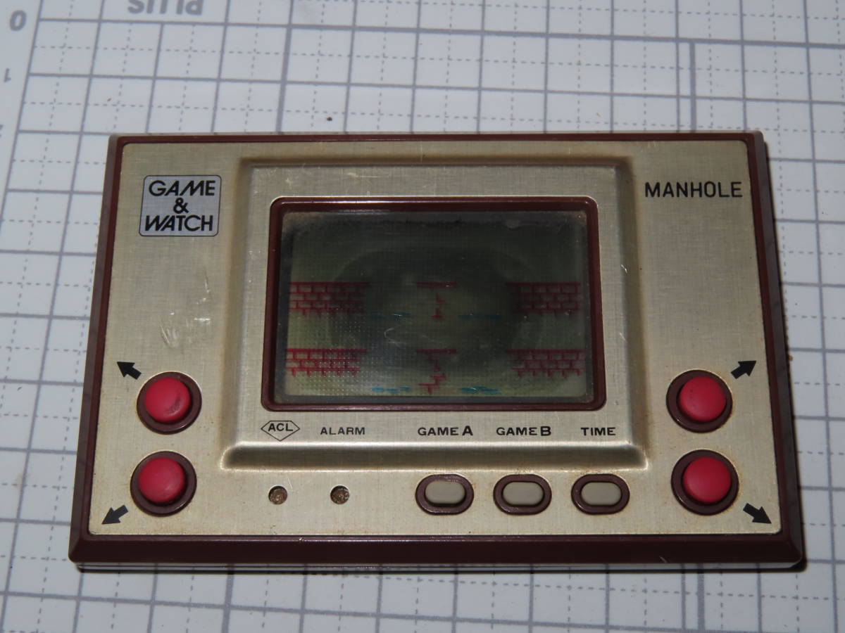 ネコポス可 GAME&WATCH マンホール 任天堂 Nintendo ゲーム&ウォッチ MANHOLE MH-06 日本製 _画像1