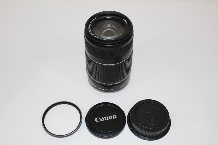 099 k1196 Canon キャノン EOS Kiss X5 ダブルズームキット 18-55mm F3.5-5.6 55-250mm F4-5.6 カメラバッグ付き_画像6