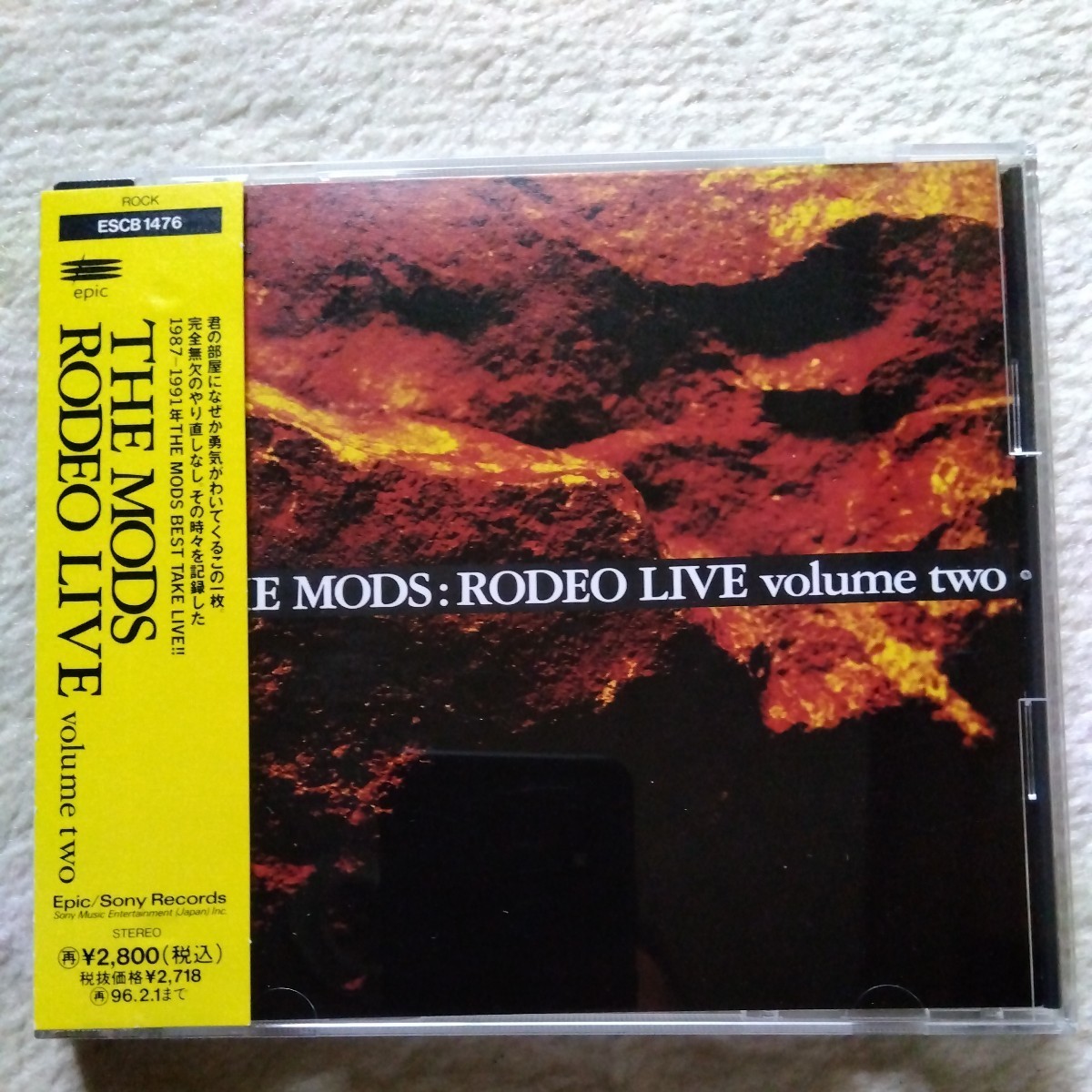 THE MODS RODEO LIVE volume two LIVE CD ESCB1476 ザモッズ_画像1