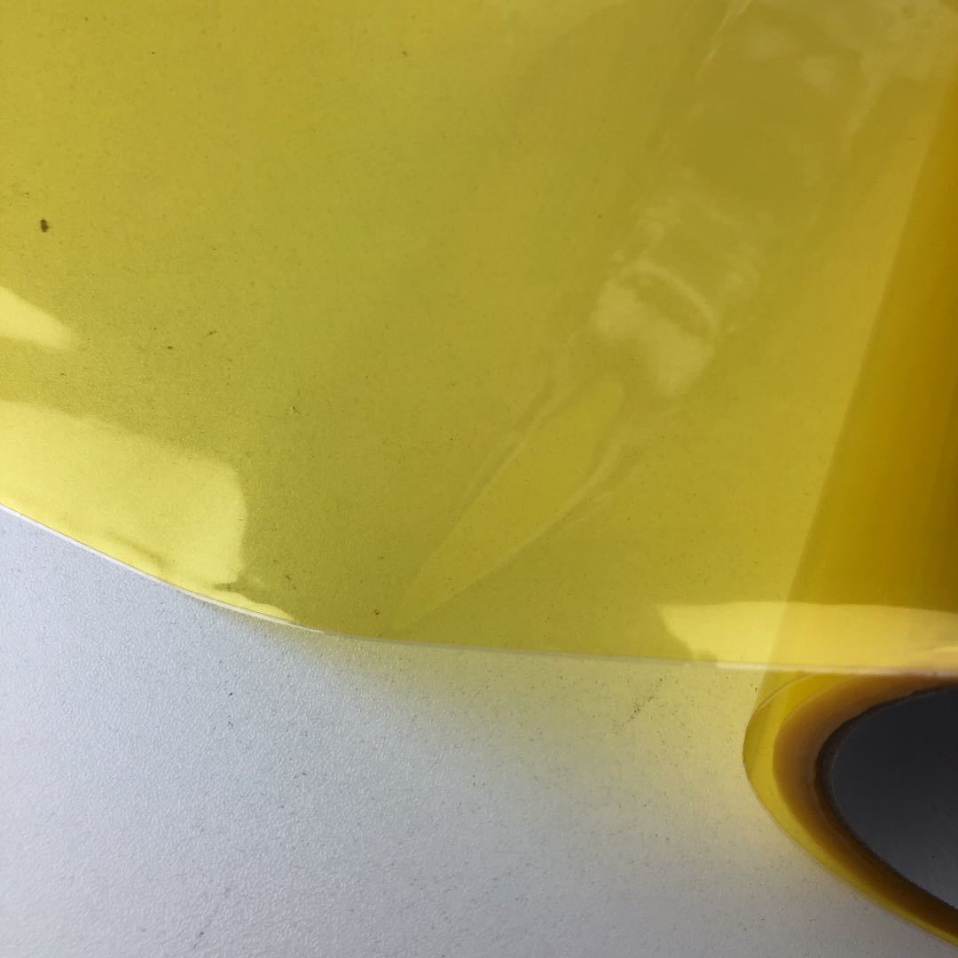 ［KAIMIRU STORE ］車 カー レンズフィルム 30x30 ヘッドライト テールランプ サイドマーカー ハイエース イエロー 黄色_画像3
