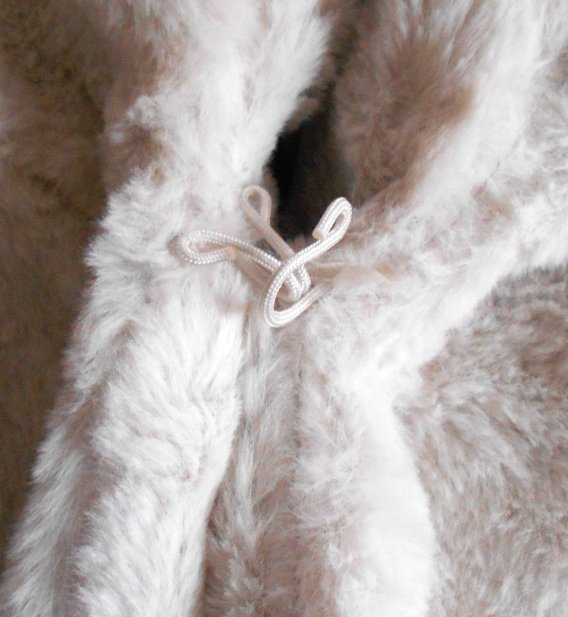 [ new goods ] outlet axes femme lady's fur blouson kinaliM size * please verify regular price 4950 jpy 