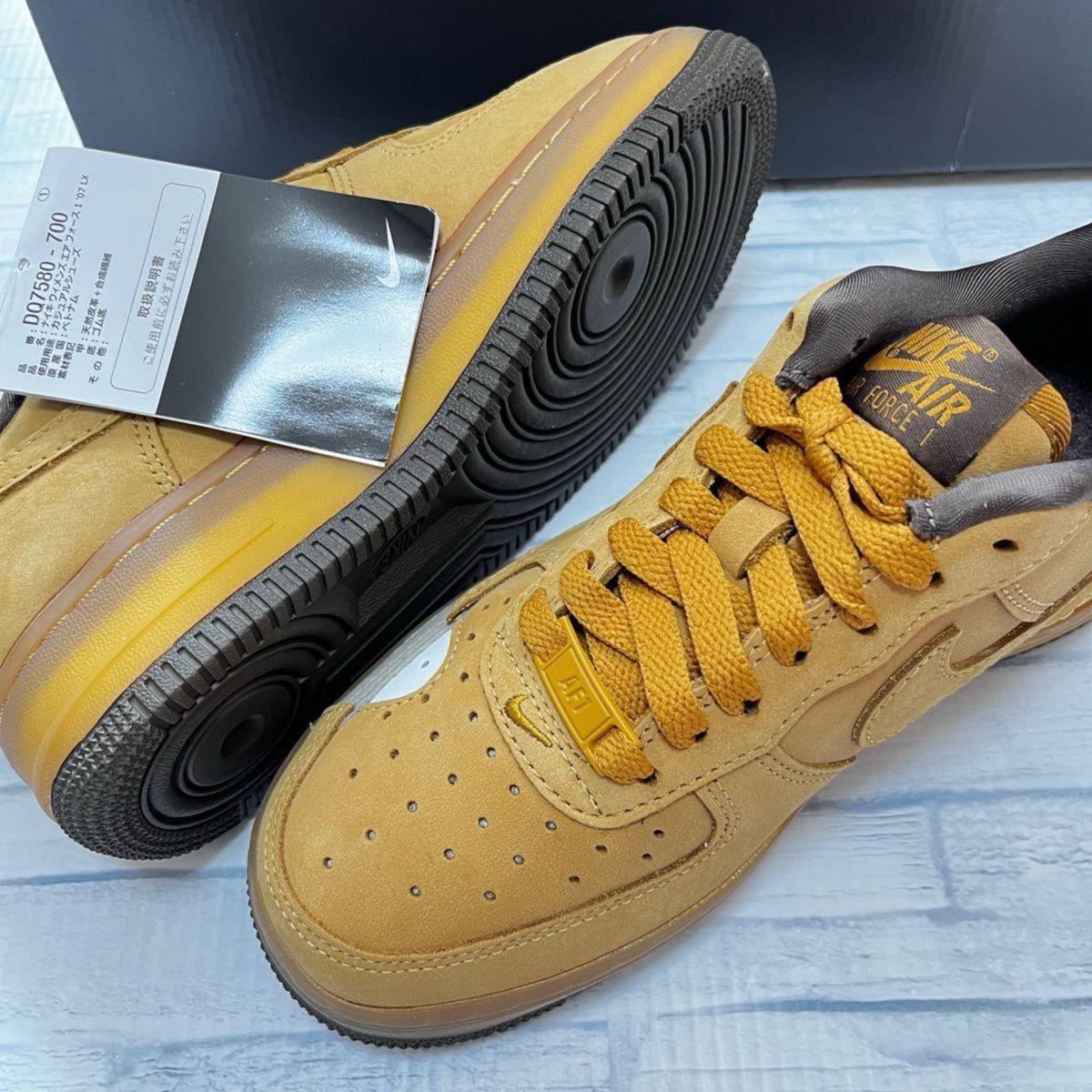 NIKE WMNS AIR FORCE 1 '07 LX ナイキ エアフォース1 ウィート NIKE WMNS AIR FORCE 1 '07 LX ナイキ エアフォース1 ウィート