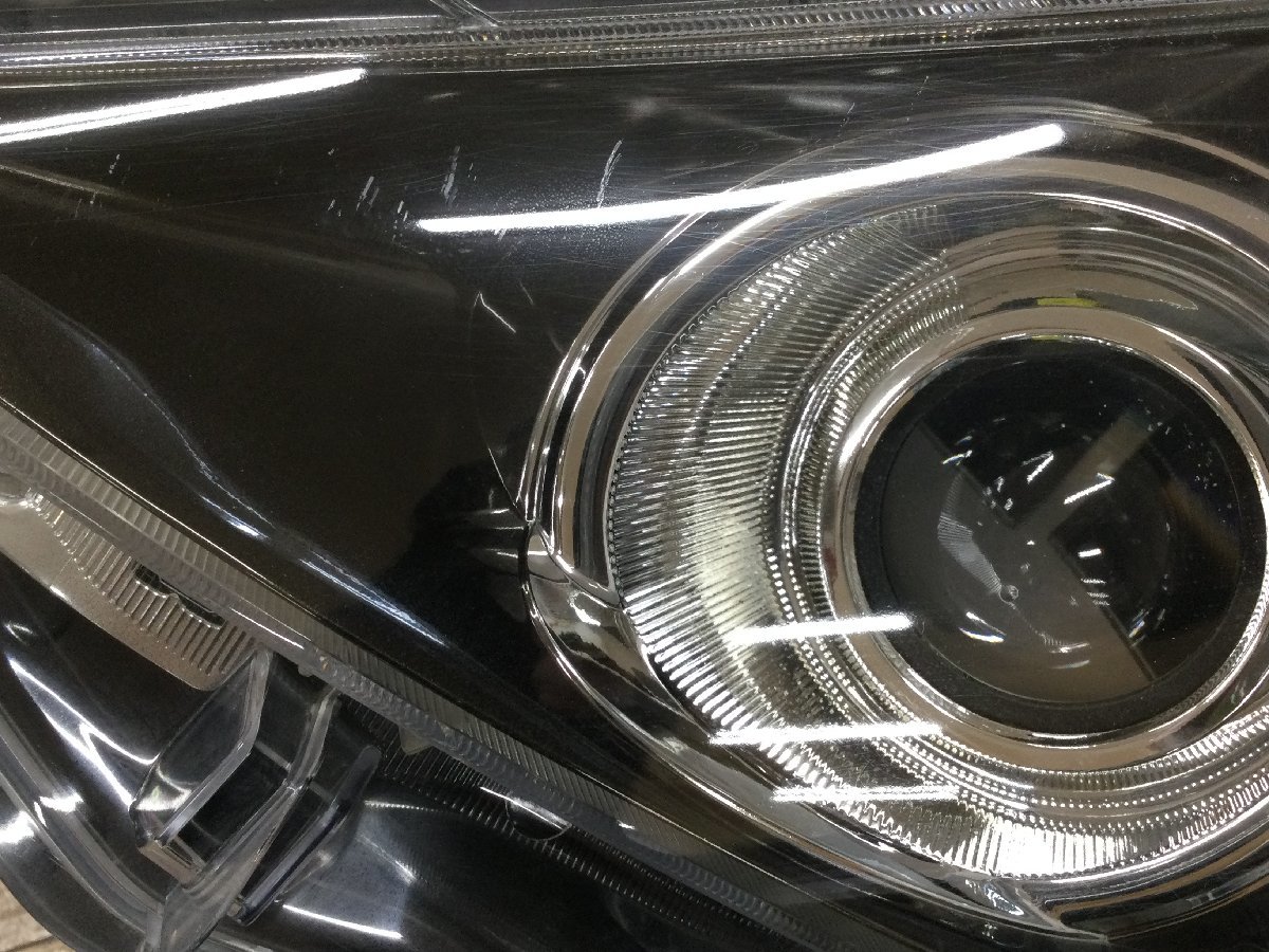 1円スタート！ 20 アルファード 後期 240S 純正 HID AFS無し 左右セット ヘッドライト ICHIKOH 58-21　　　　　　　　　2303096　　2J4-1 _線キズがあります。