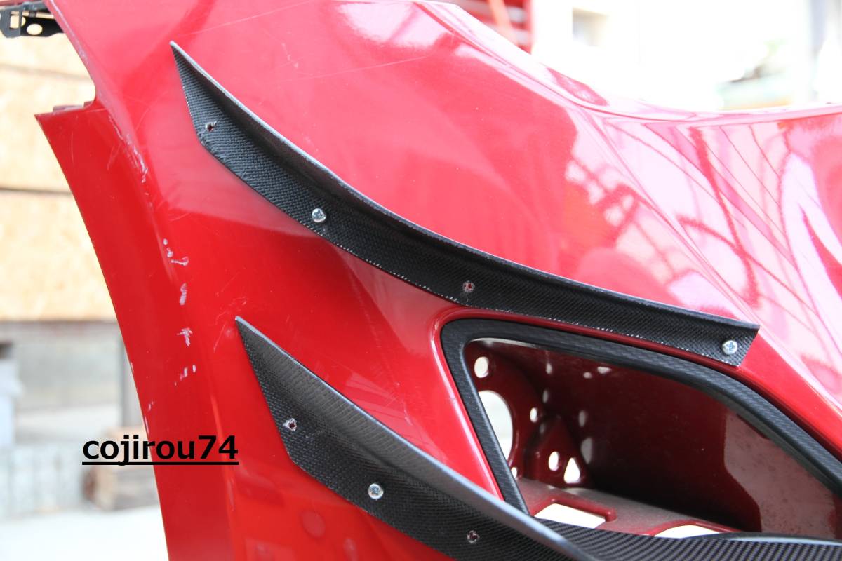 模造品にご注意! カーボン カナード FT 86 ZN6 トヨタ ハチロク 前期 二段式 fa20 フロントスポイラー リップ グリップ ドリフト バンパーの画像6