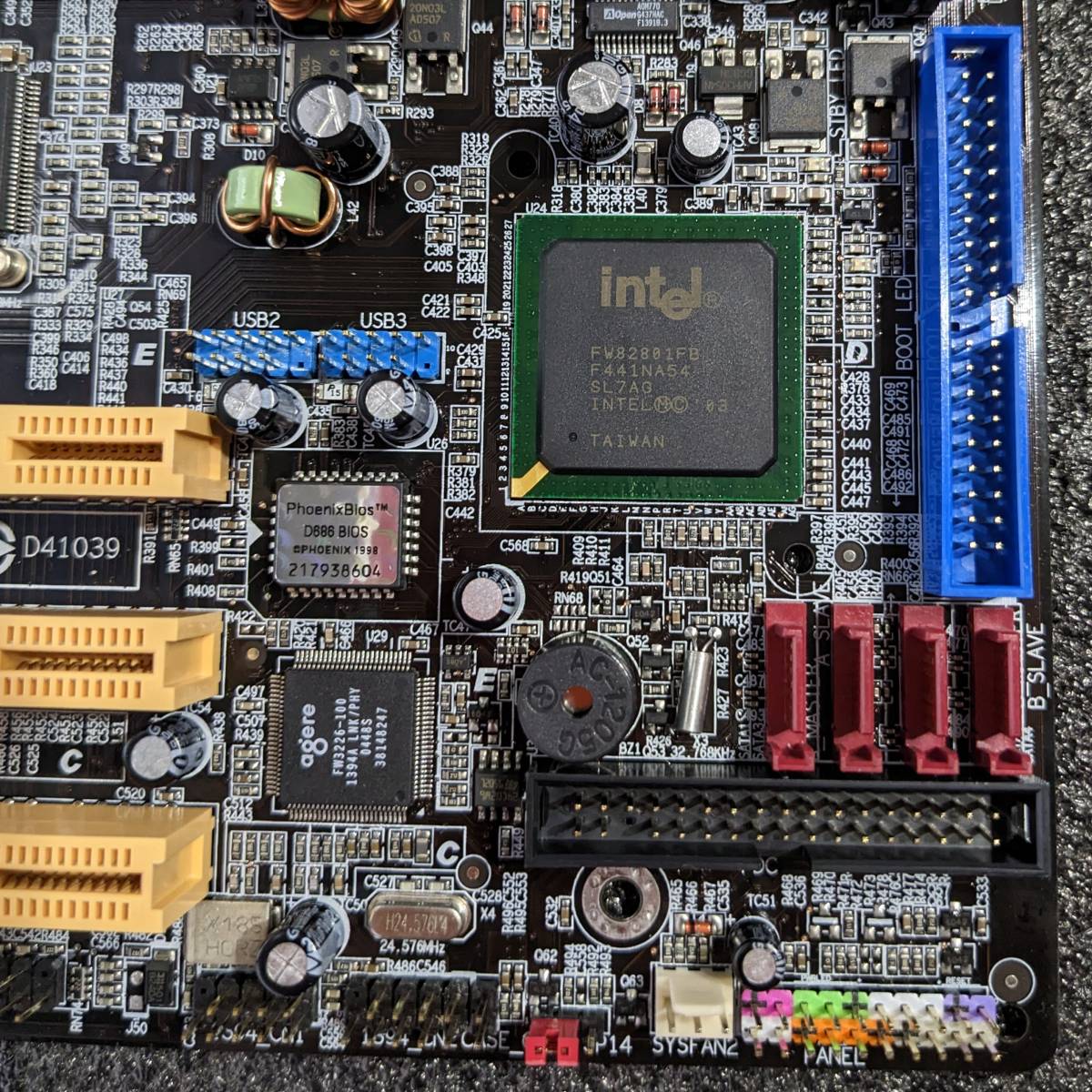 [ new old goods set ]AOpen i915Ga-PLF POWER MASTER Black Limited[LGA775] + CPU(Pen4 531), memory 4GB