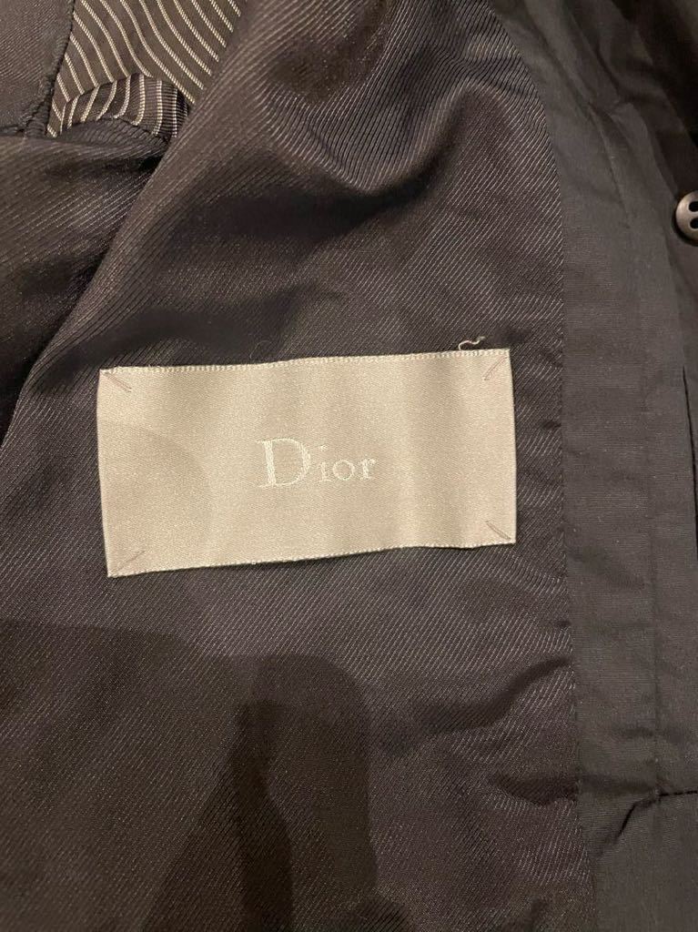 dior homme ディオールオム　エディ期 トレンチコート 黒 46_画像4