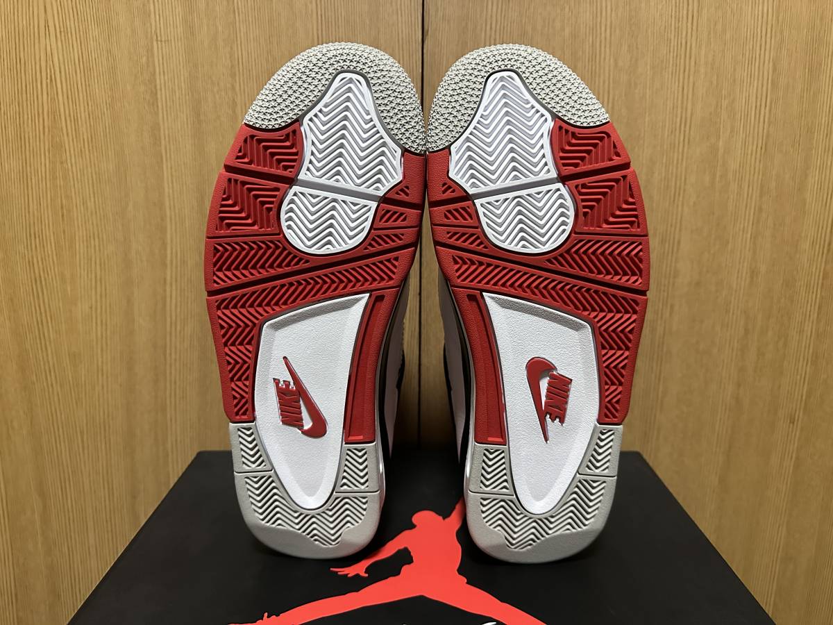送料無料 正規 Nike air Jordan 4 Retro 27.5cm ナイキ エアジョーダン Fire red white black 2020 DC7770-160_画像5