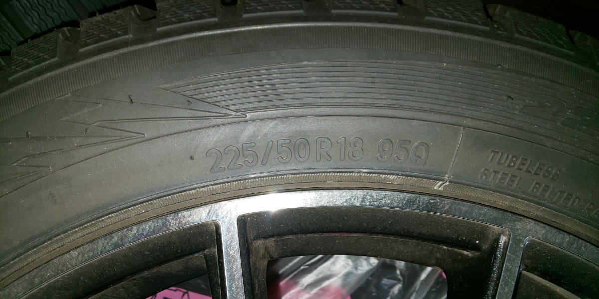 スタッドレスタイヤホイールセット 225/50R18_画像6