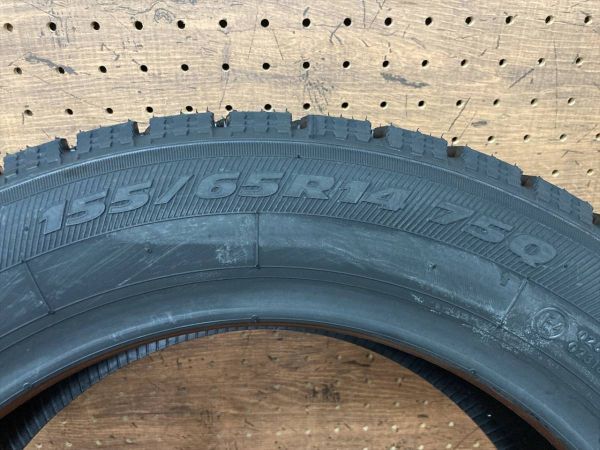 【送料無料】日本製4本Set 【23年製造】TOYOガリットGIZ 155/65R14(155/65-14) スタッドレス 冬 軽自動車 Kカー N-BOX N-ONE N-WGN デイズ_画像6