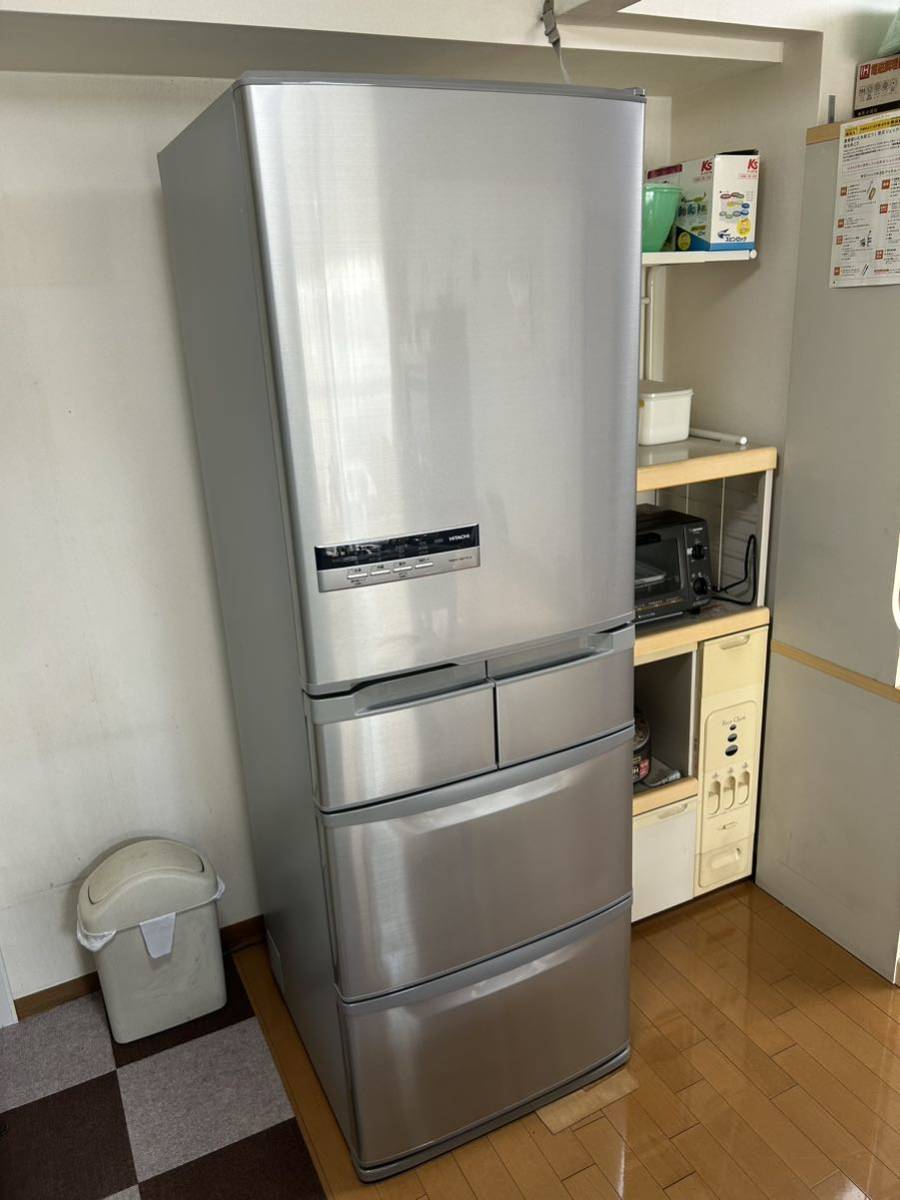日立 HITACHI R-S42CM（SH) ノンフロン冷凍冷蔵庫 415L 2012年製 5ドア